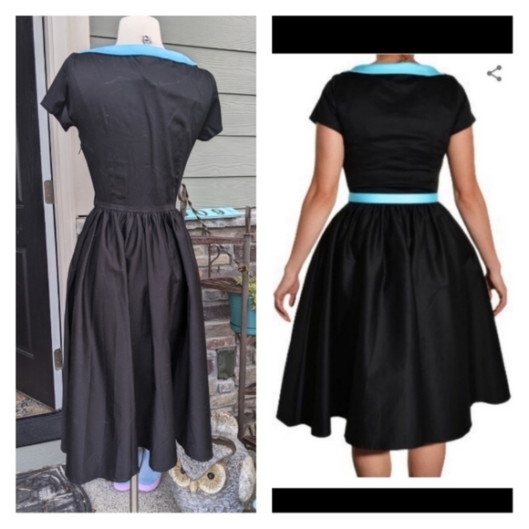 Pinup couture Dee Dee Peter pan dress - Picture 2 of 4